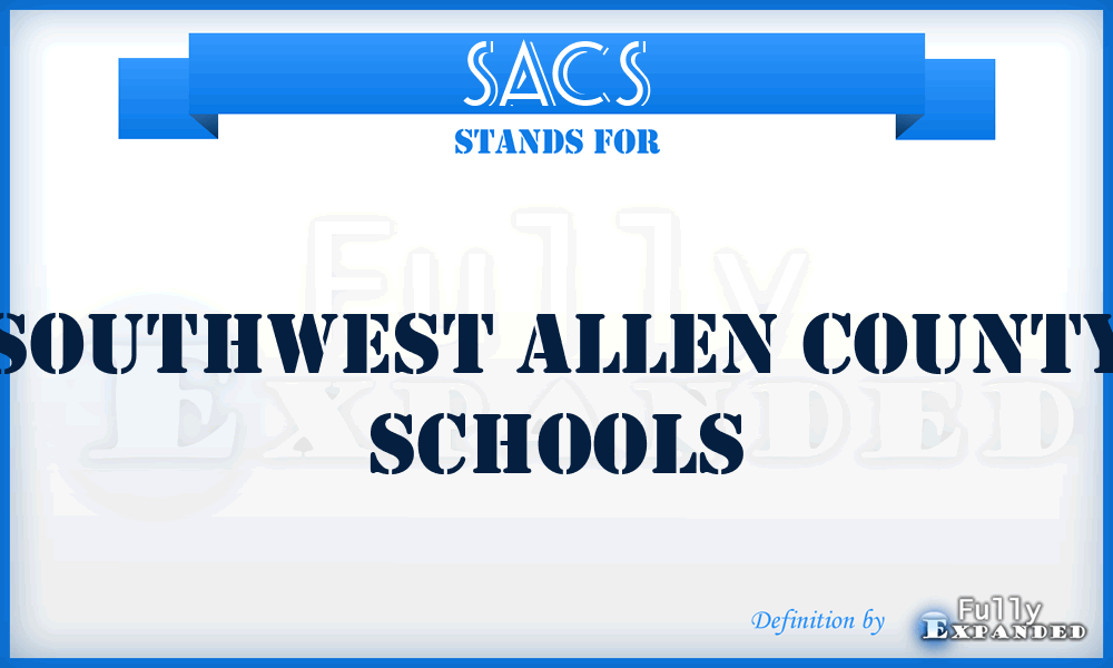 SACS - Southwest Allen County Schools