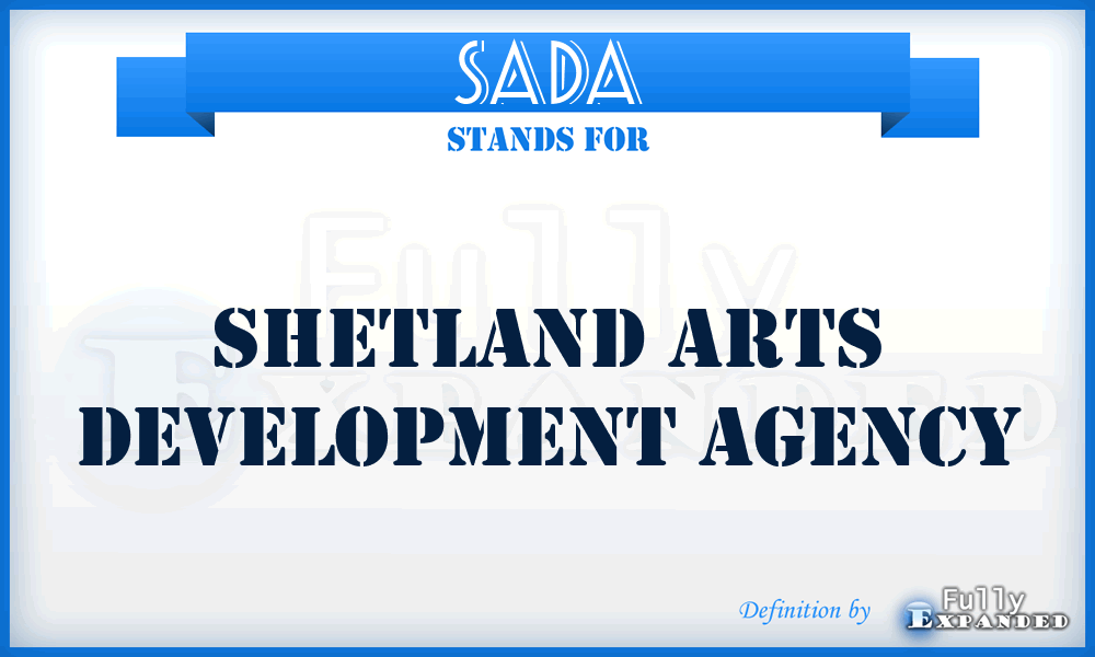 SADA - Shetland Arts Development Agency