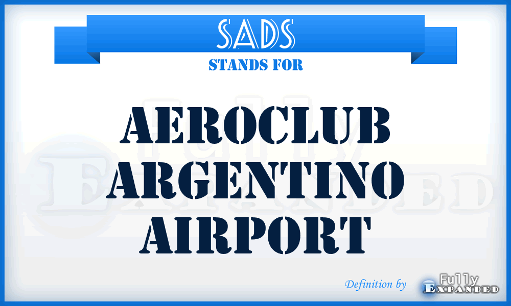 SADS - Aeroclub Argentino airport