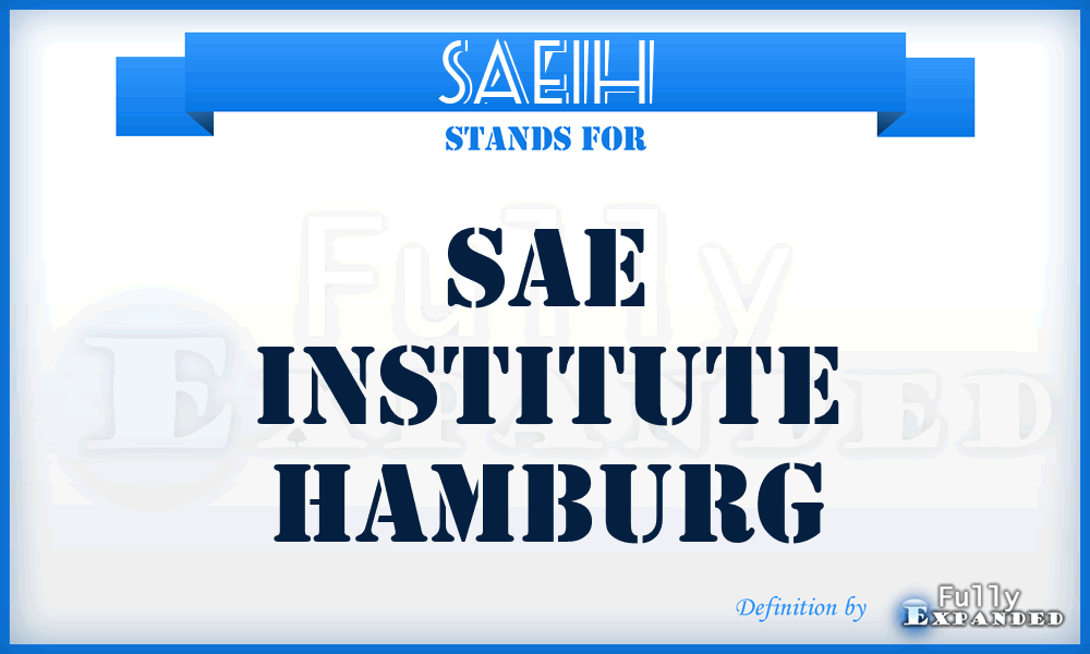 SAEIH - SAE Institute Hamburg