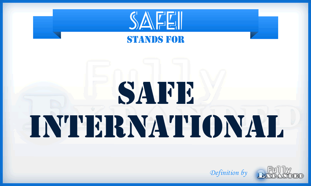 SAFEI - SAFE International