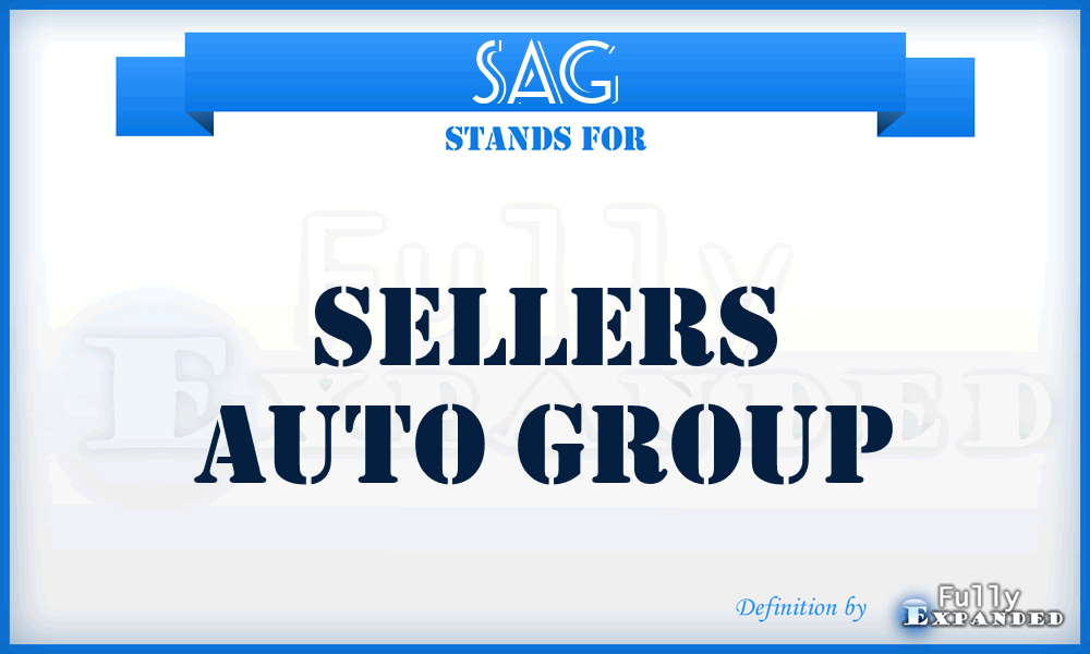 SAG - Sellers Auto Group
