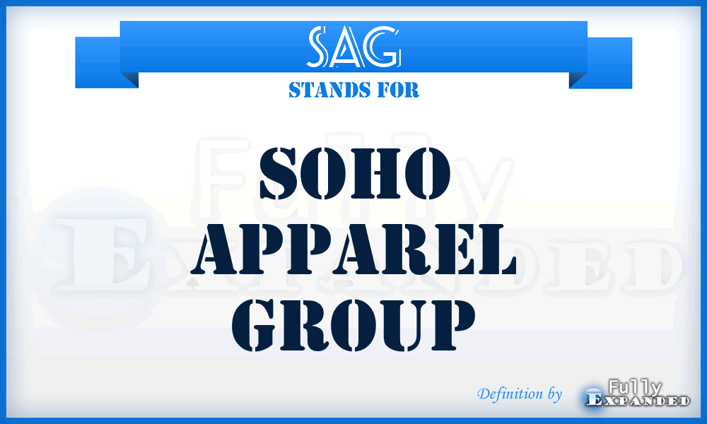 SAG - Soho Apparel Group