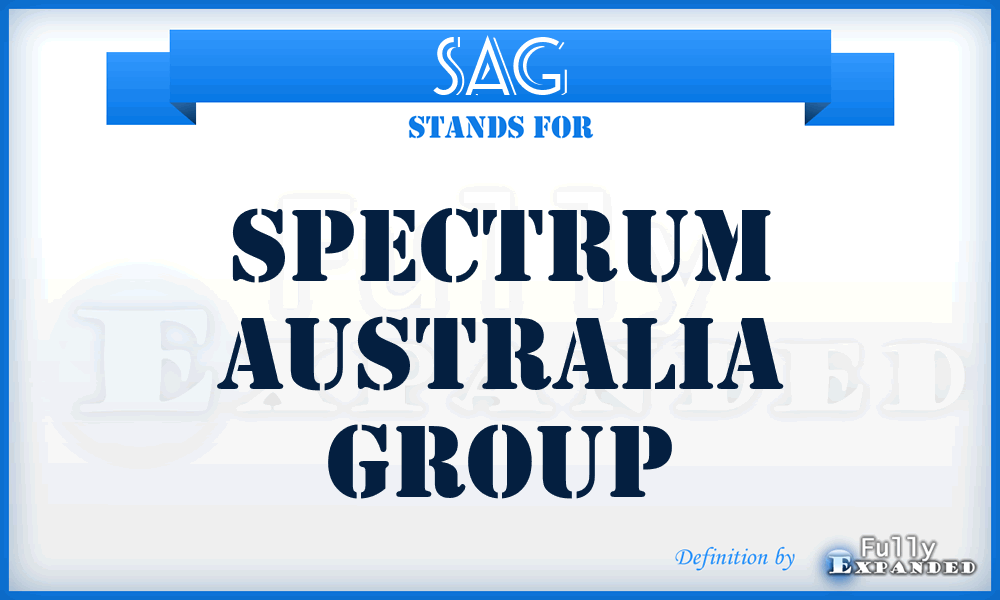 SAG - Spectrum Australia Group