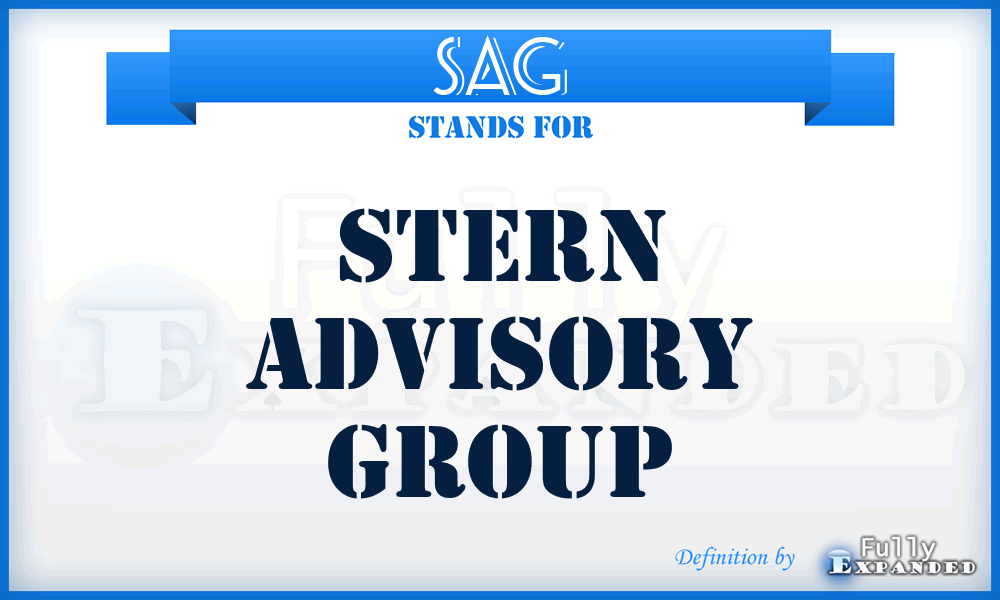 SAG - Stern Advisory Group