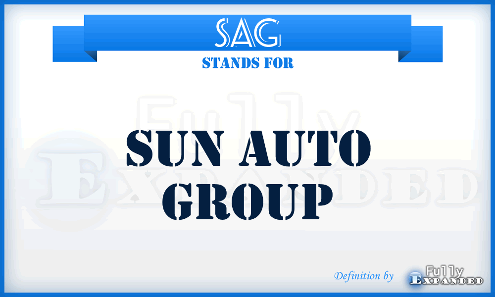 SAG - Sun Auto Group