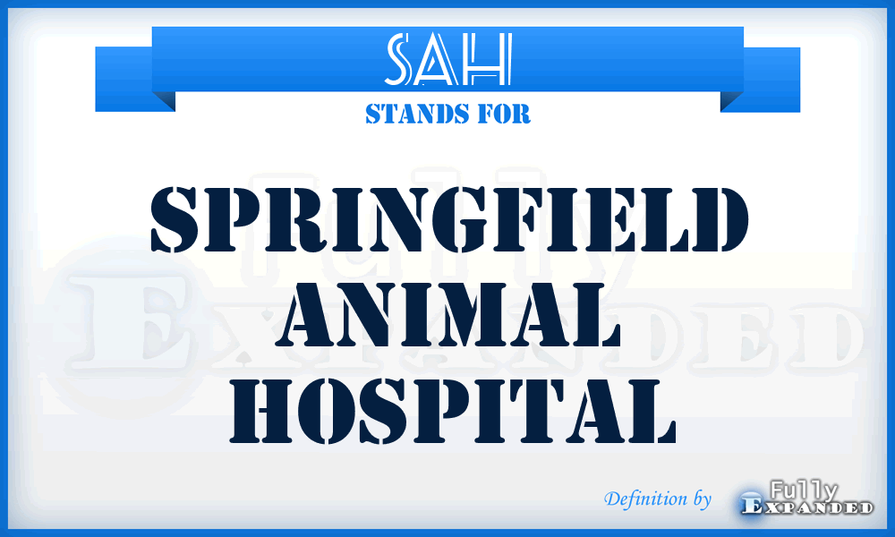 SAH - Springfield Animal Hospital