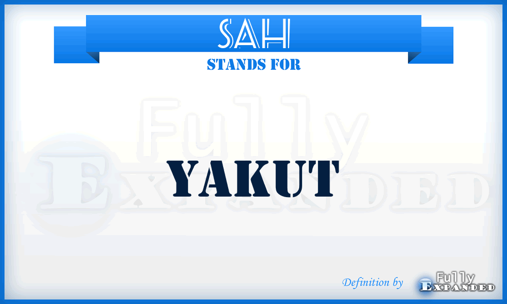 SAH - Yakut