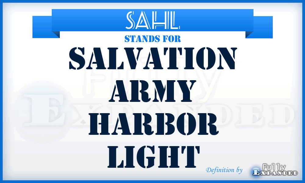 SAHL - Salvation Army Harbor Light