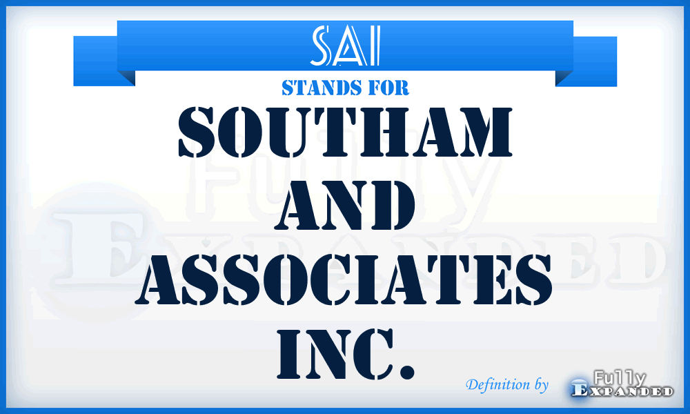 SAI - Southam and Associates Inc.
