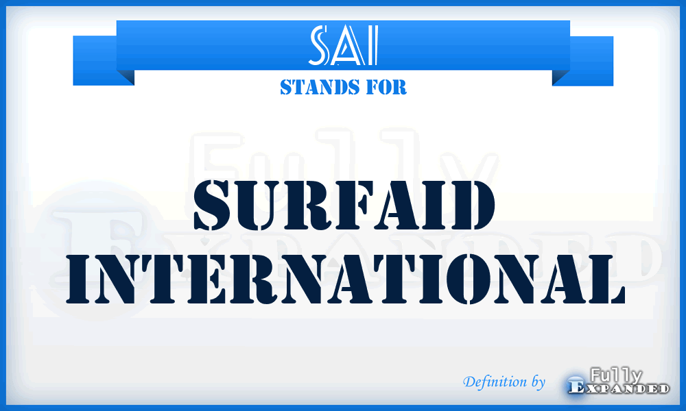 SAI - SurfAid International