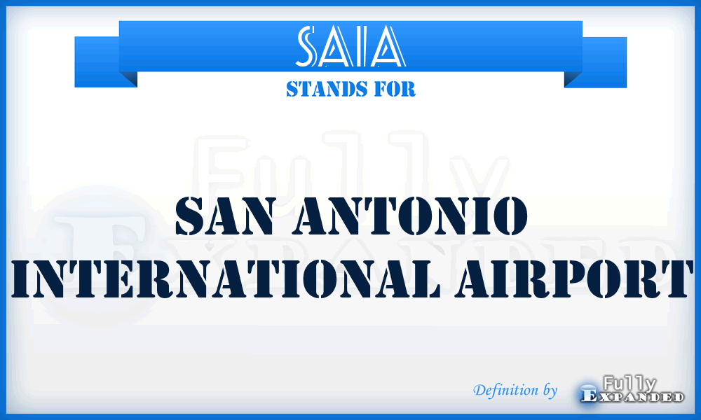 SAIA - San Antonio International Airport