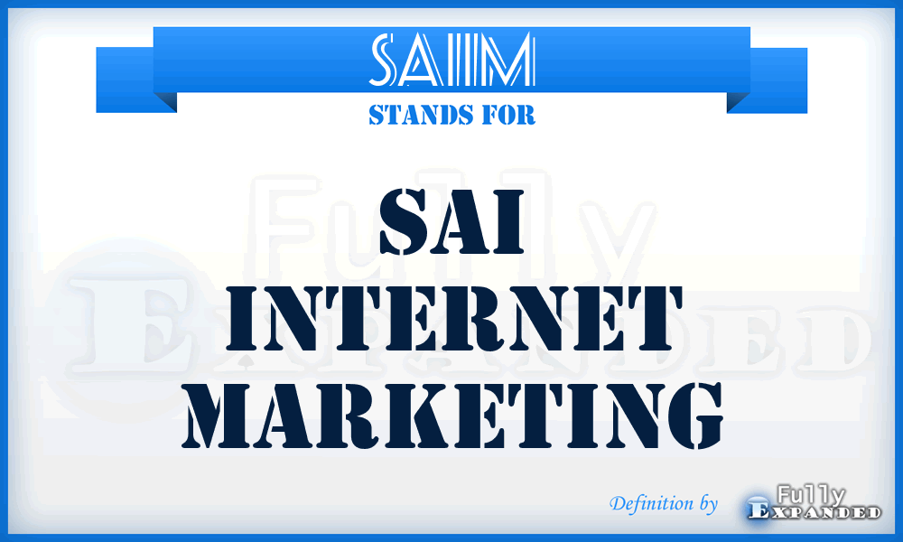 SAIIM - SAI Internet Marketing