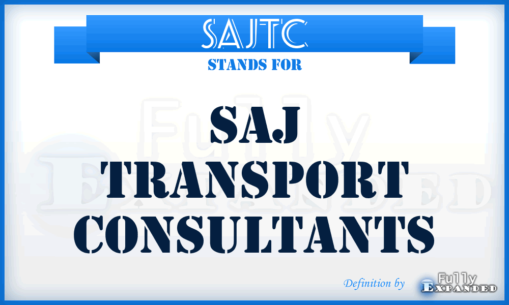 SAJTC - SAJ Transport Consultants