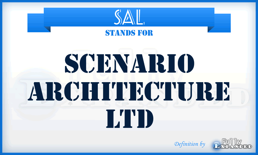SAL - Scenario Architecture Ltd