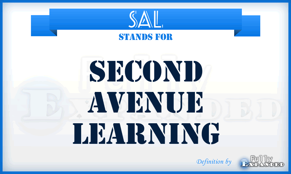 SAL - Second Avenue Learning