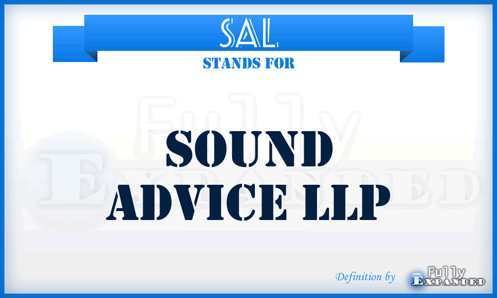 SAL - Sound Advice LLP