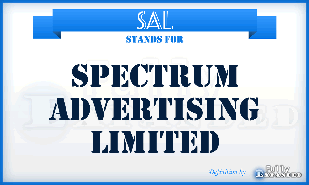 SAL - Spectrum Advertising Limited