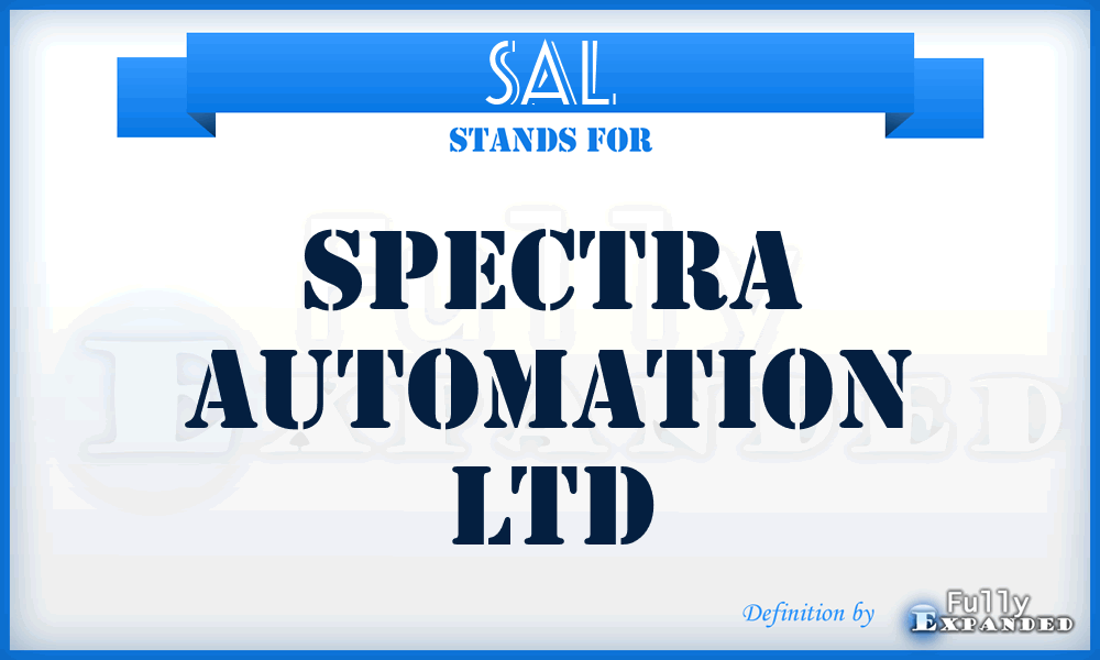 SAL - Spectra Automation Ltd