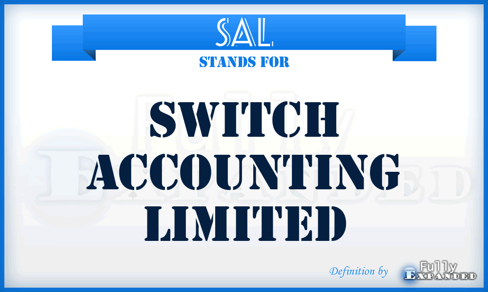 SAL - Switch Accounting Limited