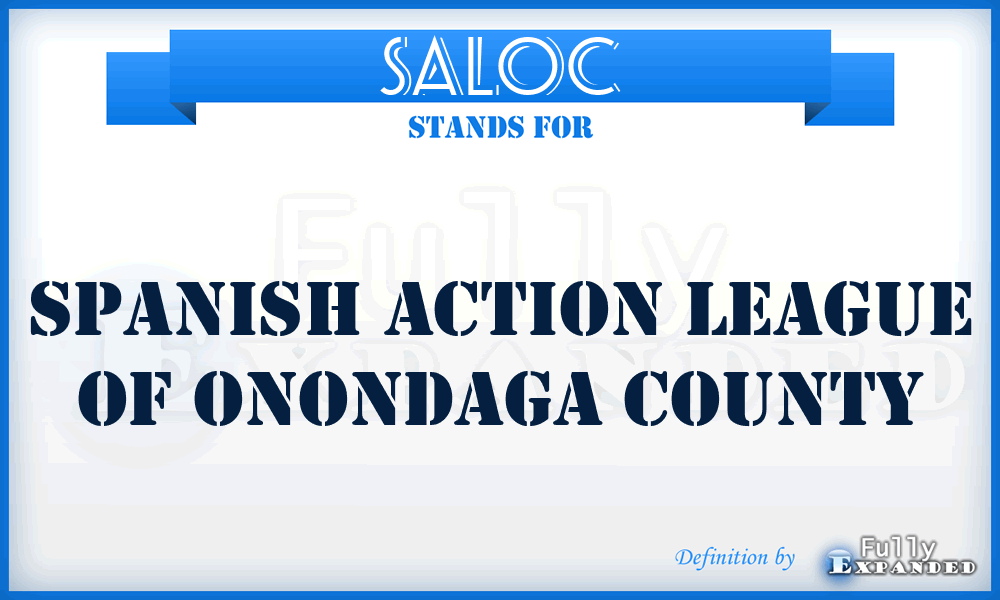 SALOC - Spanish Action League of Onondaga County