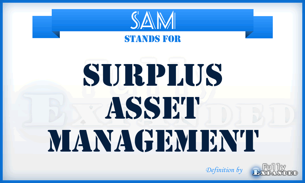SAM - Surplus Asset Management