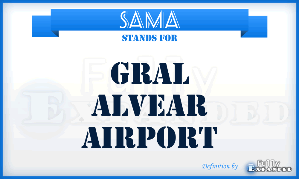 SAMA - Gral Alvear airport