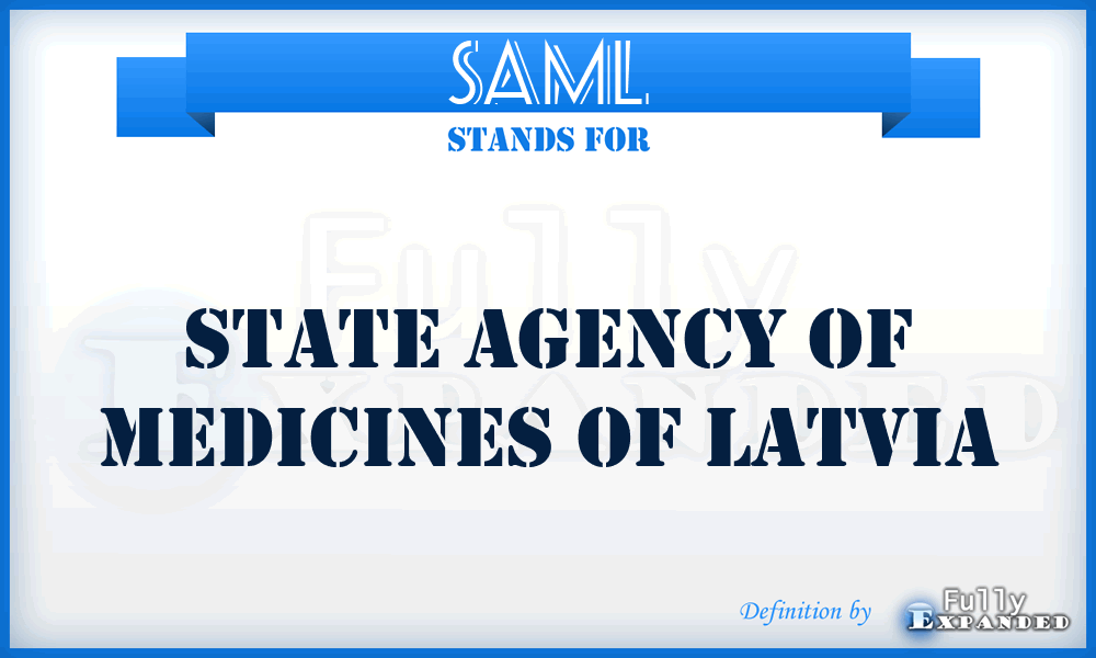 SAML - State Agency of Medicines of Latvia