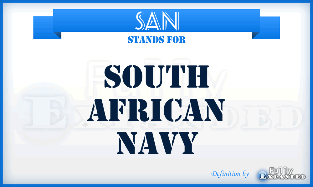 SAN - South African Navy