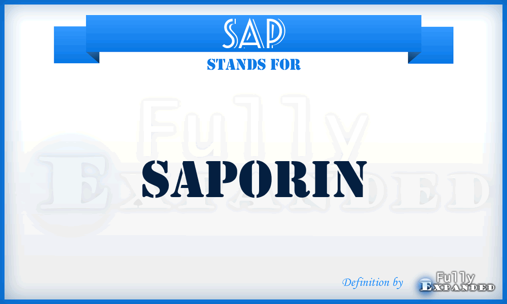 SAP - SAPorin