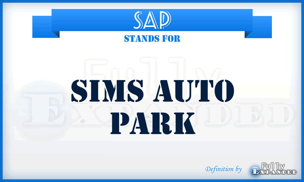 SAP - Sims Auto Park