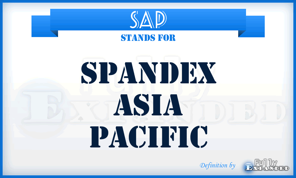 SAP - Spandex Asia Pacific