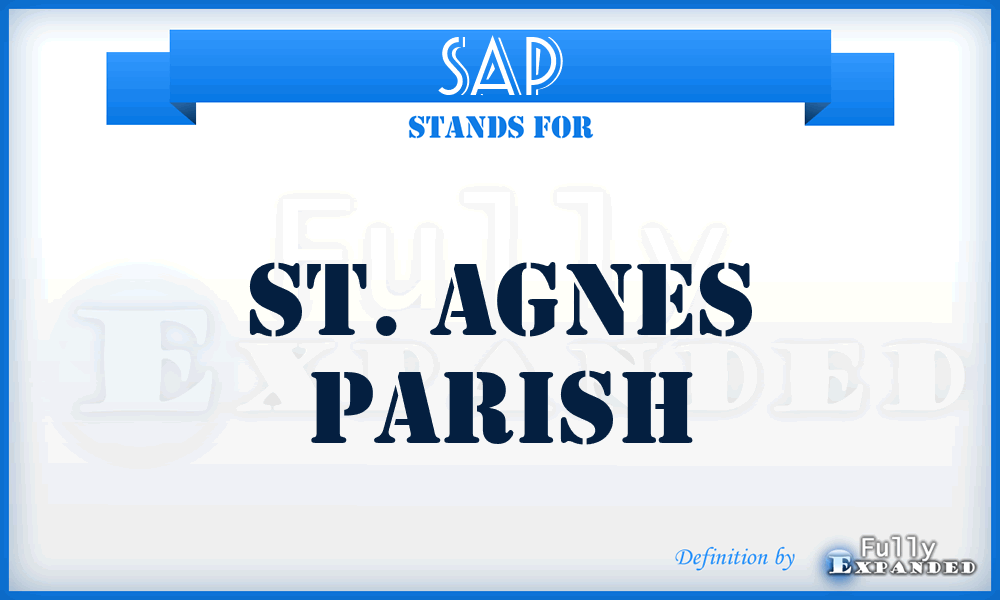 SAP - St. Agnes Parish