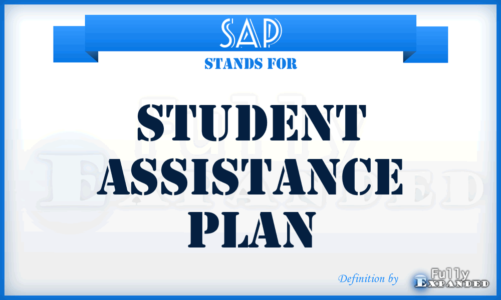 SAP - Student Assistance Plan