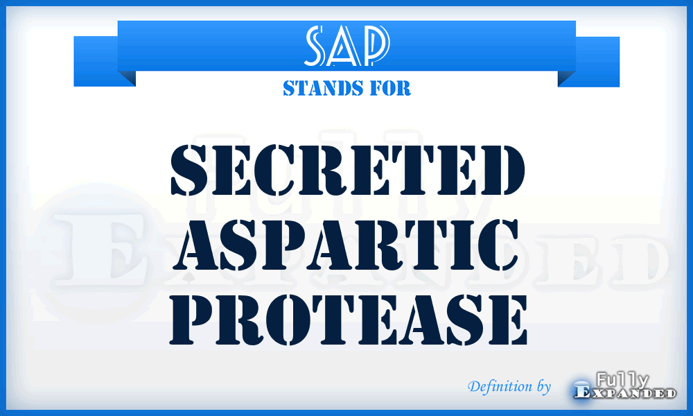 SAP - secreted aspartic protease