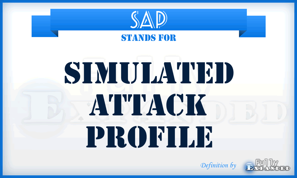 SAP - simulated attack profile