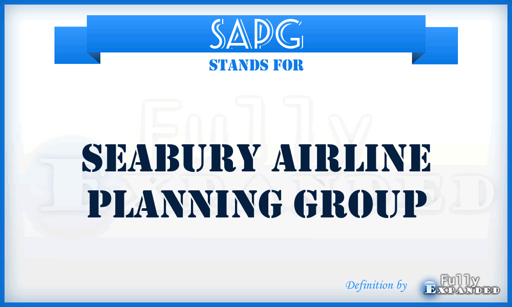 SAPG - Seabury Airline Planning Group