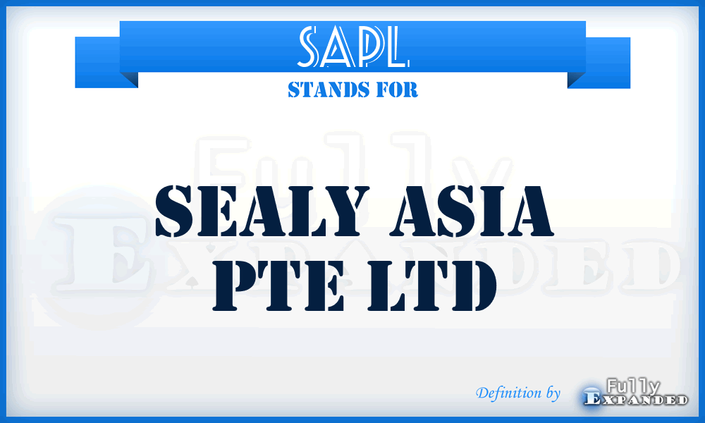 SAPL - Sealy Asia Pte Ltd