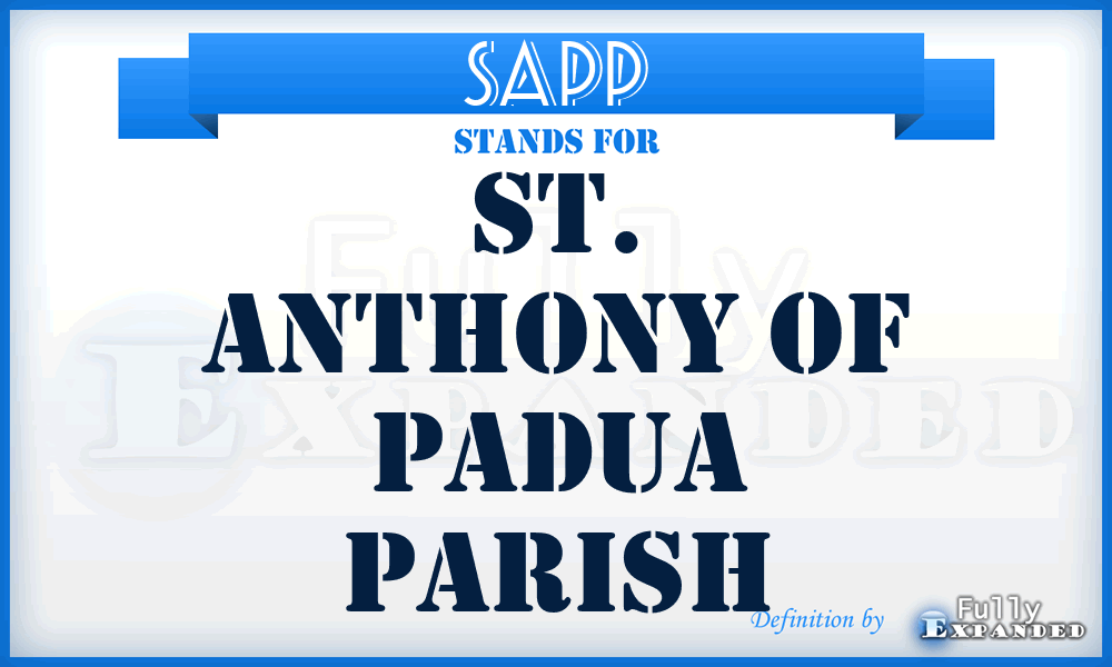 SAPP - St. Anthony of Padua Parish
