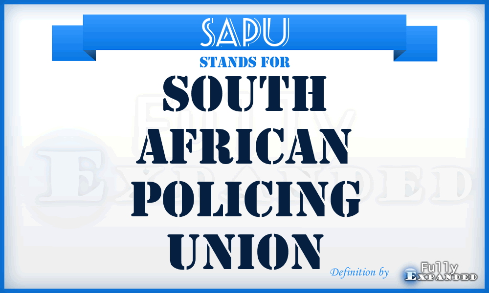 SAPU - South African Policing Union