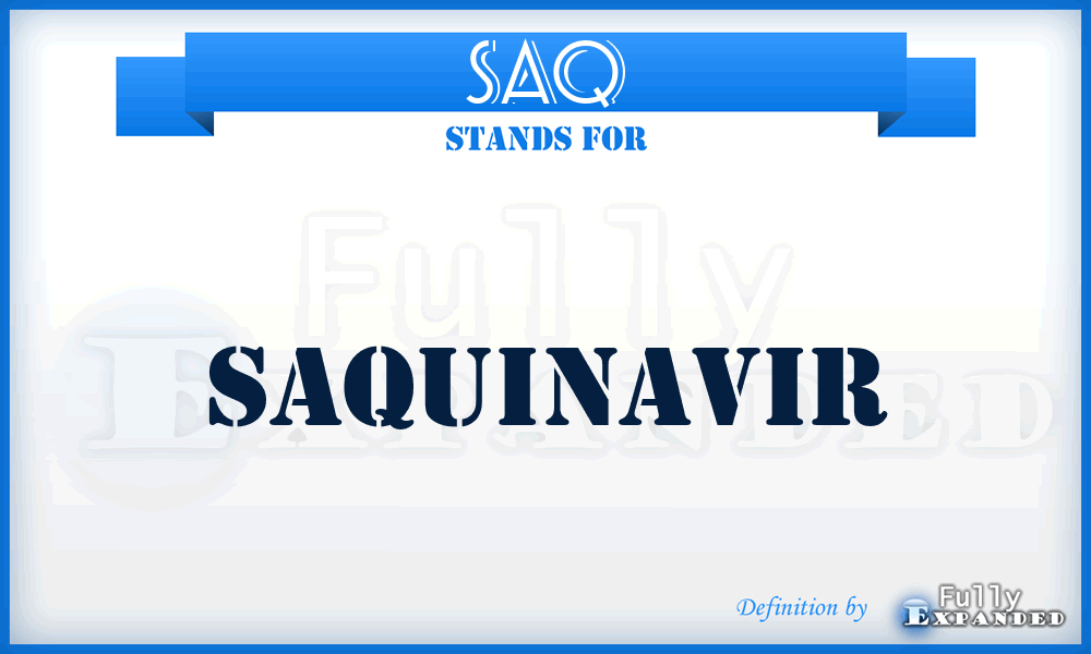 SAQ - saquinavir