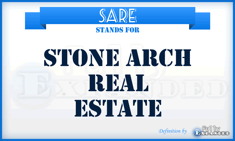 SARE - Stone Arch Real Estate