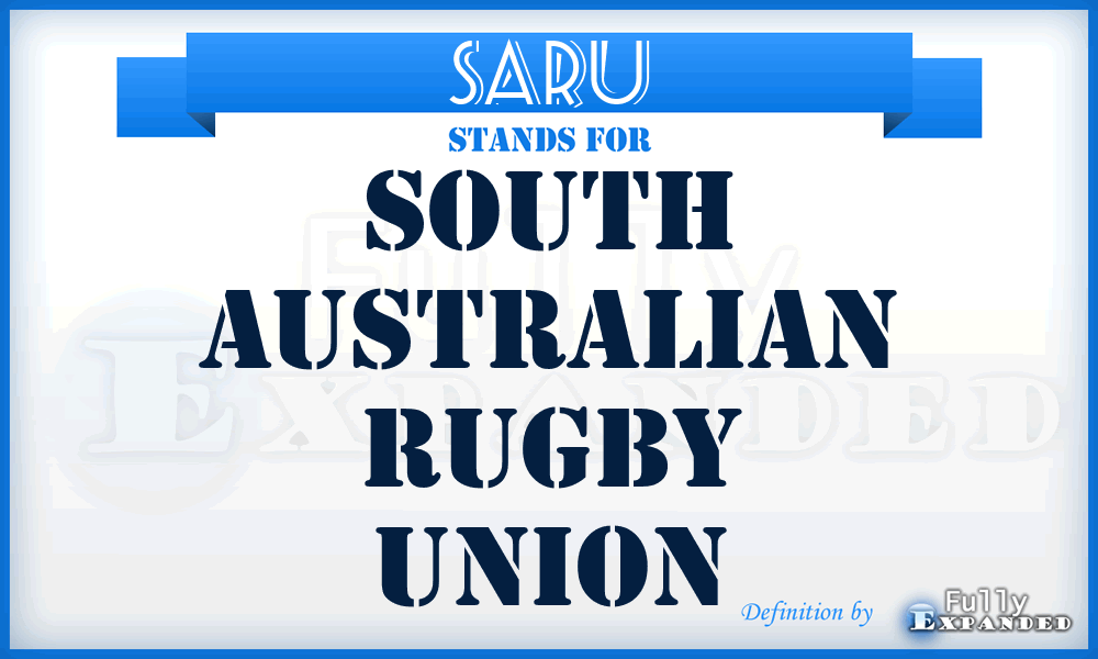 SARU - South Australian Rugby Union