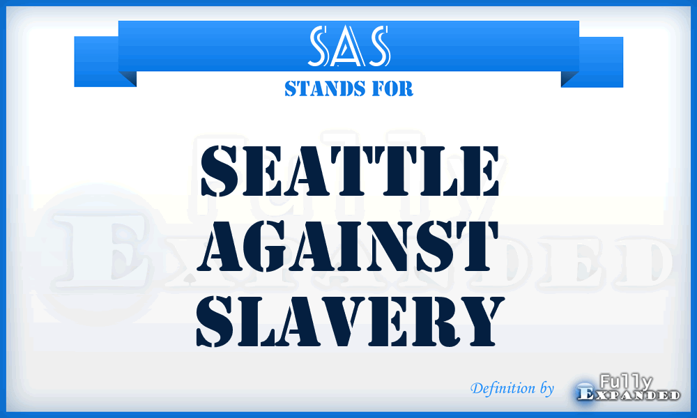 SAS - Seattle Against Slavery