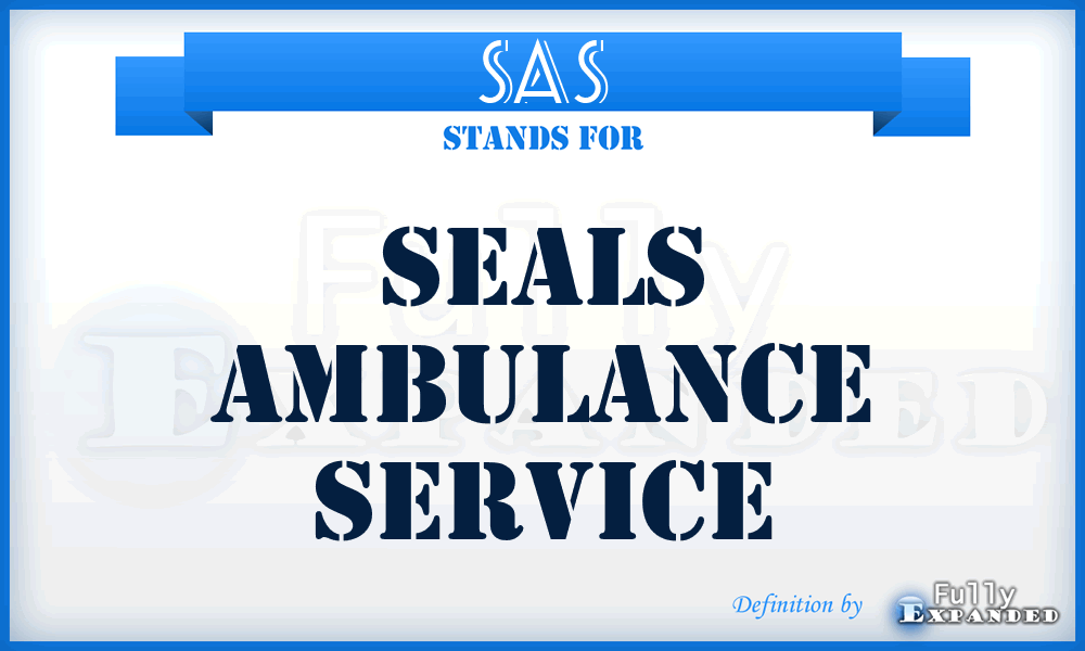 SAS - Seals Ambulance Service