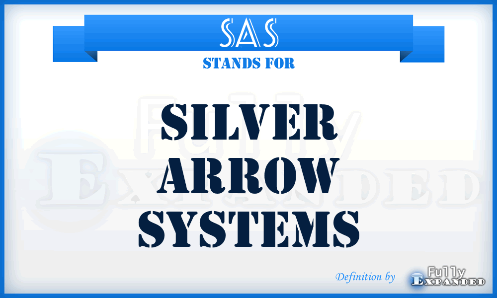 SAS - Silver Arrow Systems