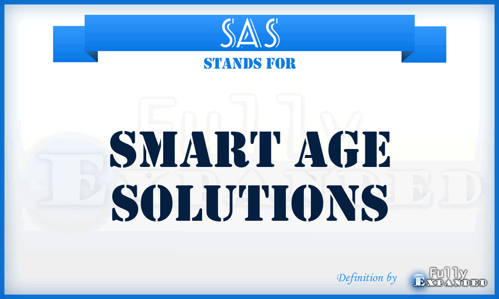 SAS - Smart Age Solutions