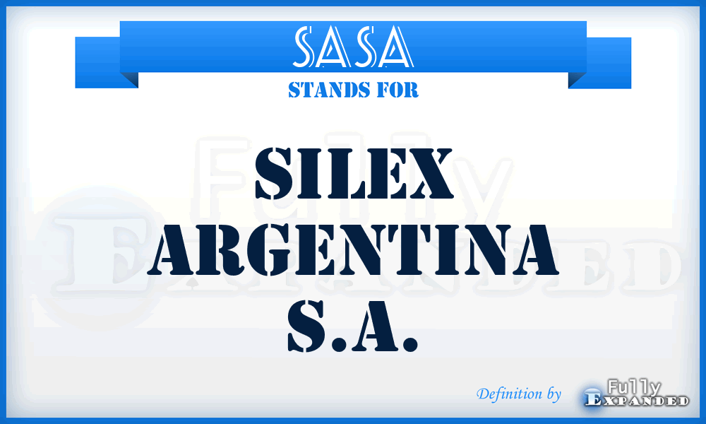 SASA - Silex Argentina S.A.