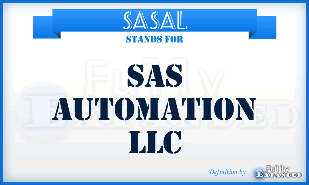 SASAL - SAS Automation LLC