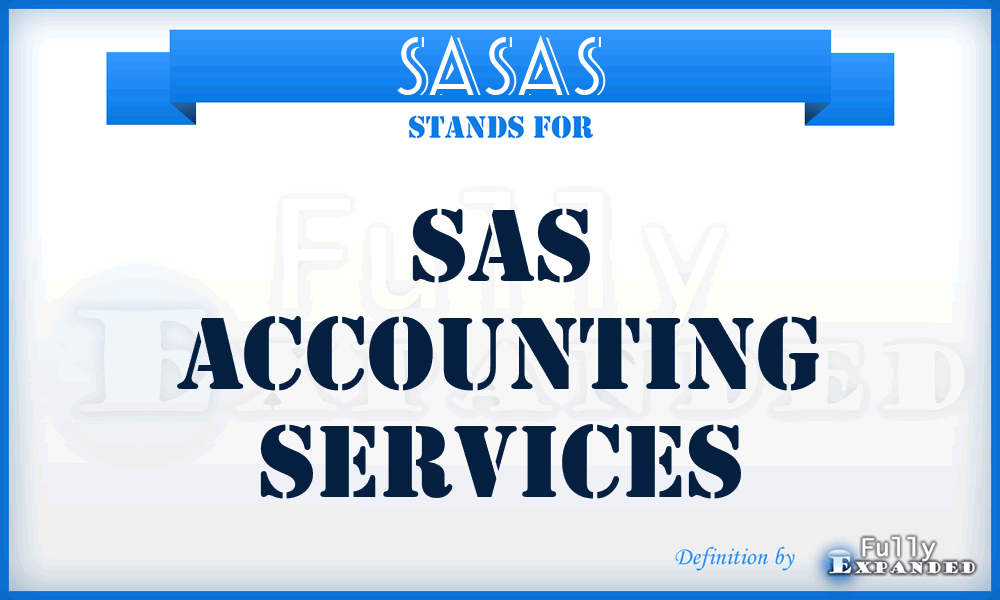 SASAS - SAS Accounting Services